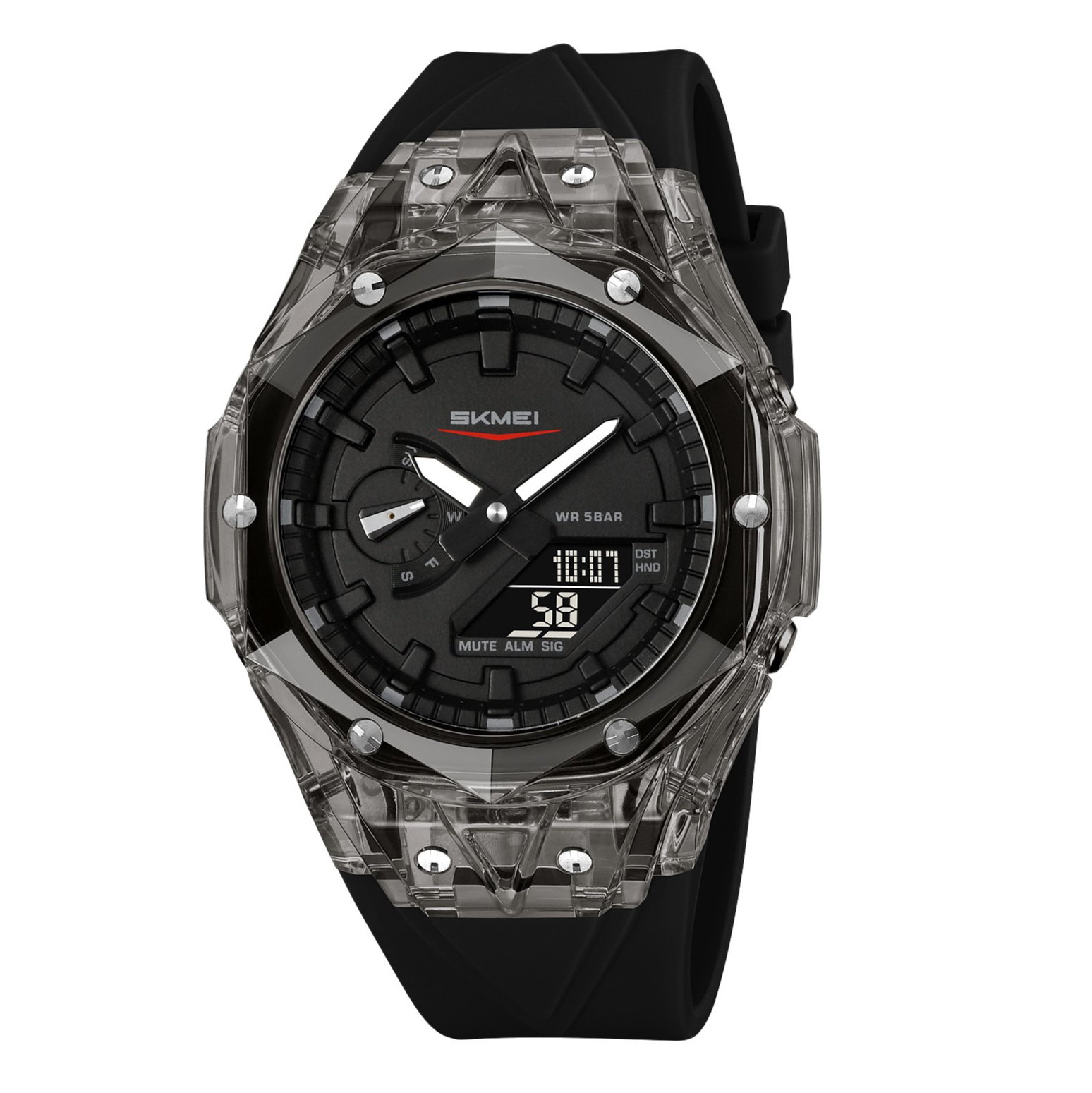 Годинник Skmei 2411BKBK Black, фото №1