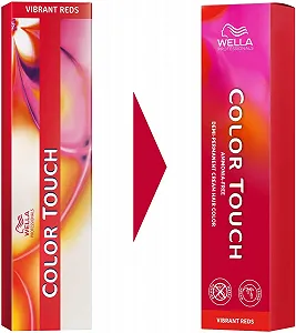 Фарба для волосся Wella Color Touch Red Vibrants P5 66/44 Темний блонд інтенсивний червоний інтенсивний 60 мл synthetic.ua - Фото 1