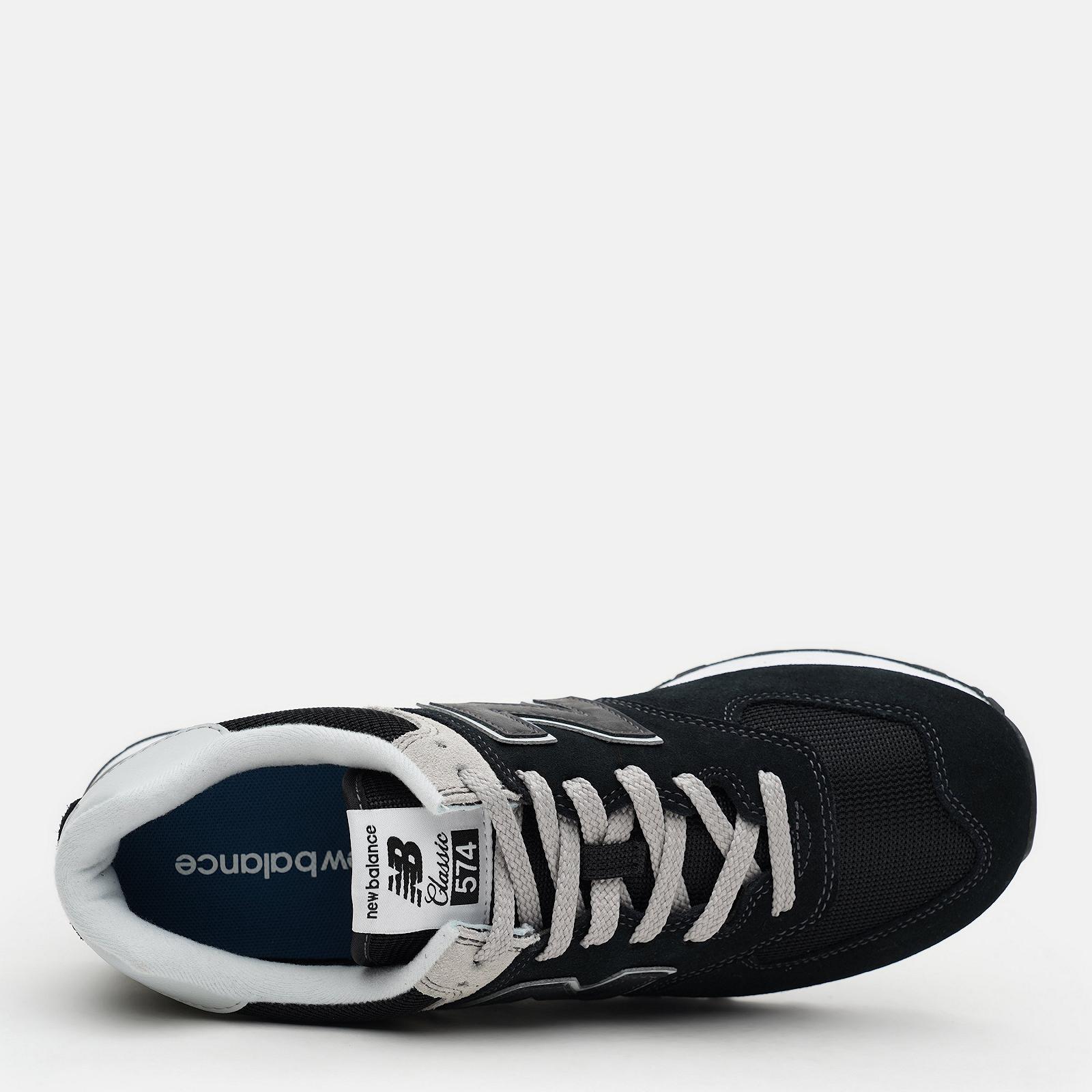 Мужские кроссовки New Balance 574 Classic Gl ML574EVB 45 EU / 29 см / Серо-Черные (195907803332), фото №6