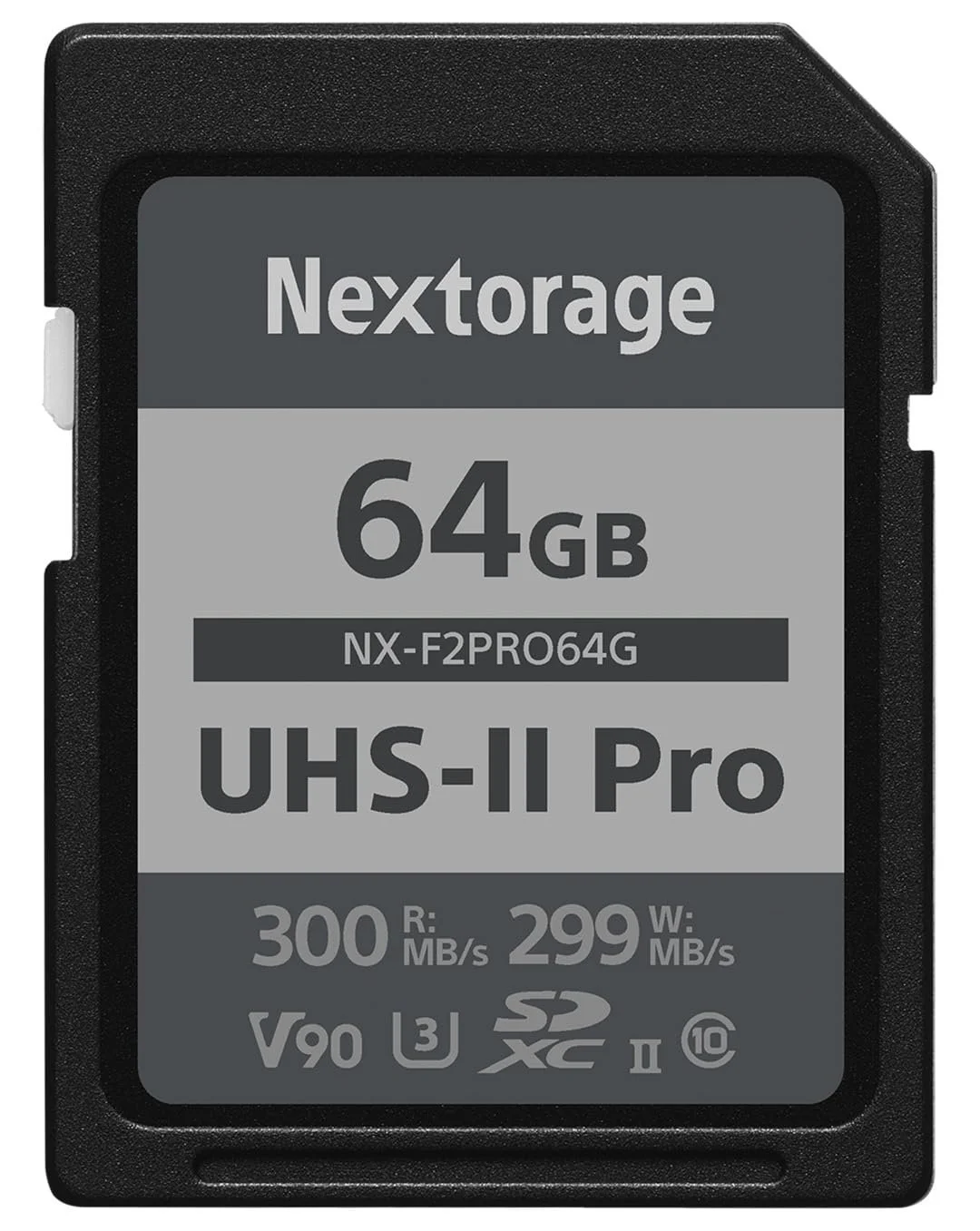Карта пам'яті Nextorage F2PRO NX-F2PRO64G 64GB UHS-II SDXC, фото №1 Карта пам'яті Nextorage F2PRO NX-F2PRO64G 64GB UHS-II SDXC, фото №1