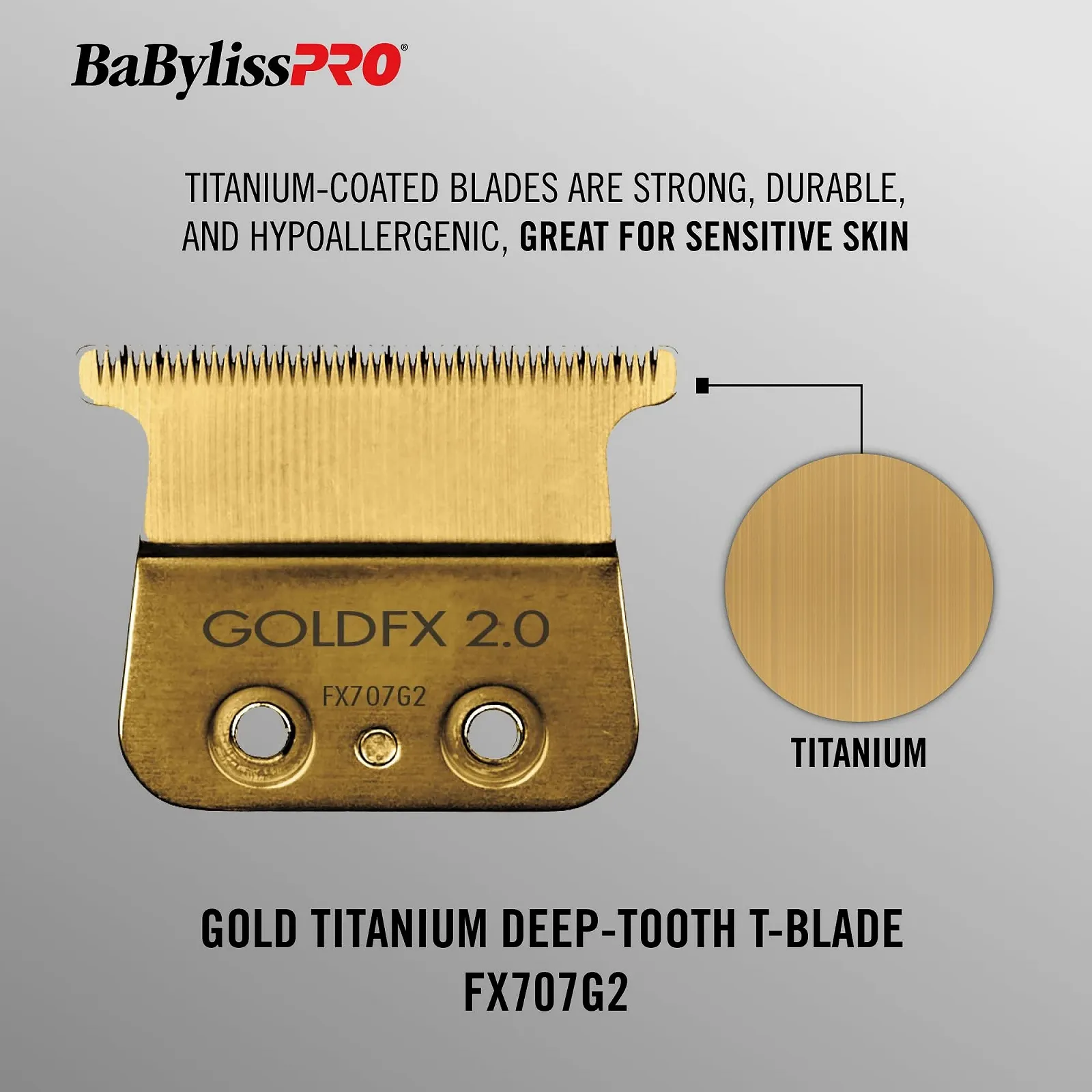 Сменное лезвие для триммера BaBylissPRO Barberology FX707G2 Золотистое, фото №3 Сменное лезвие для триммера BaBylissPRO Barberology FX707G2 Золотистое, фото №3