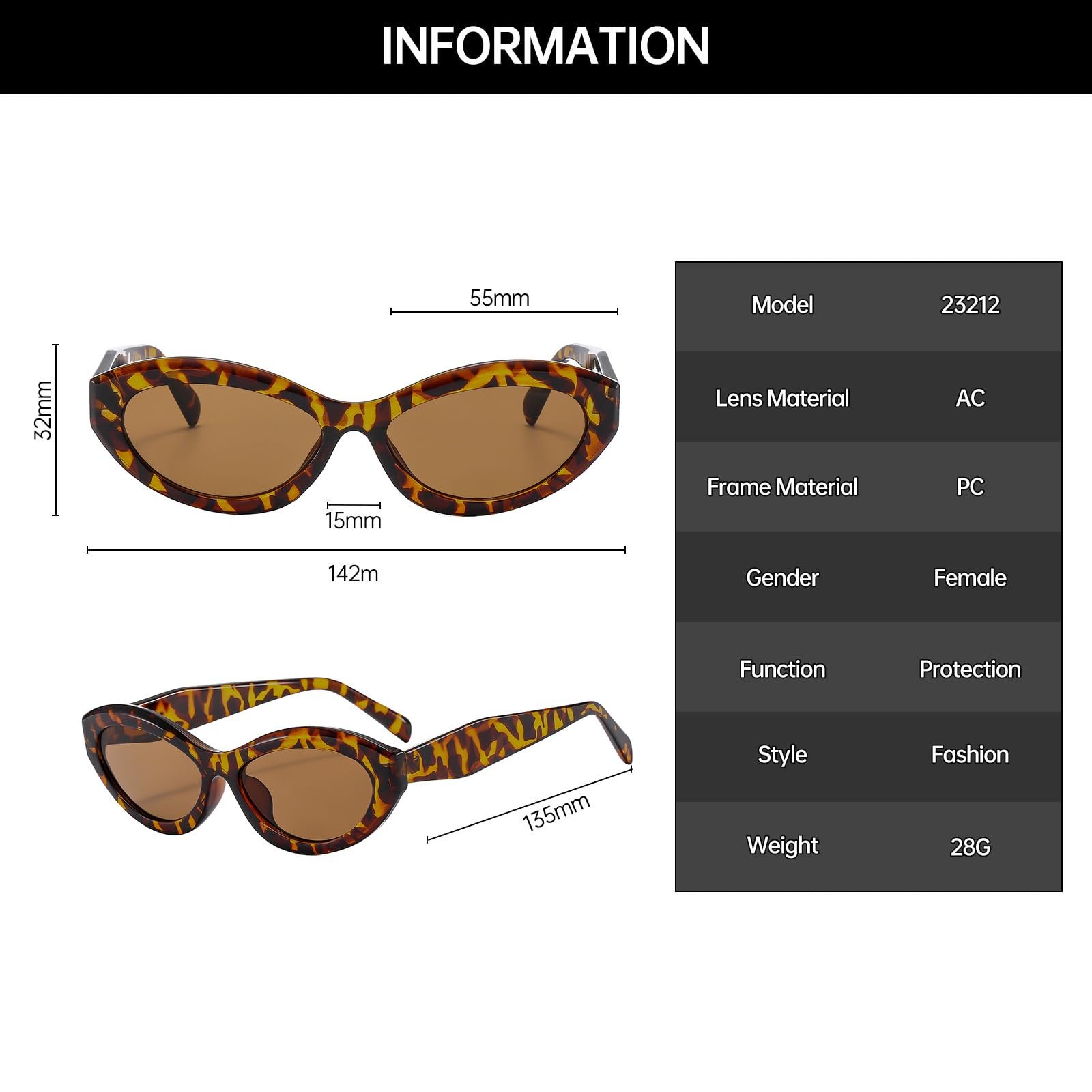 Солнцезащитные очки овальные YAMEIZE Retro 90s для мужчин и женщин, винтажные, кошачий глаз, защита UV400, фото №4