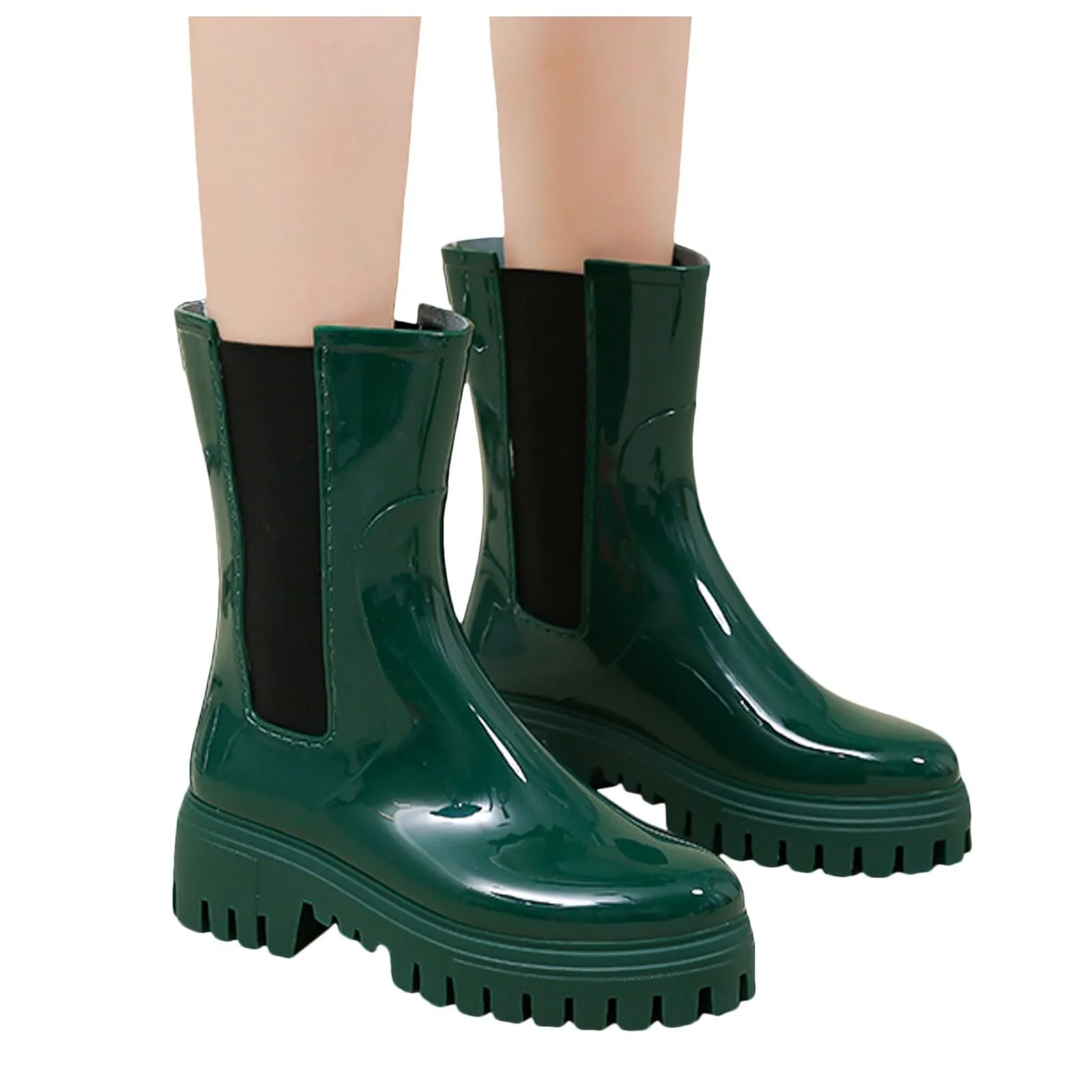 Чоботи Wellington Чоловічі Напіввисокі Дощові, фото №2