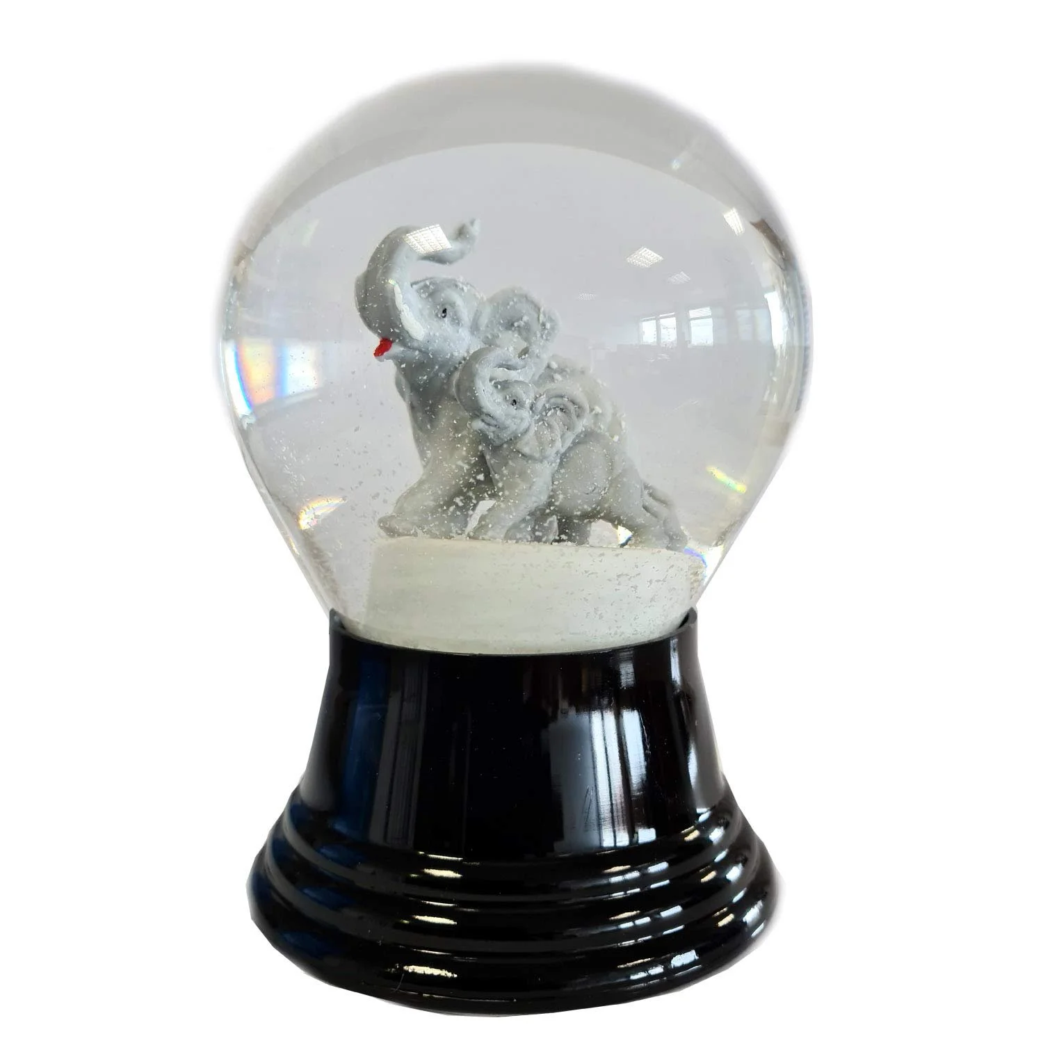 Снігова Куля VIENNA SNOWGLOBE Скло Справжнє Слони 8 см, фото №1