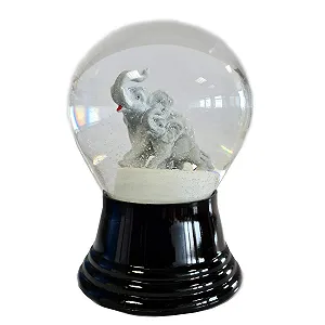 Снежный Шар VIENNA SNOWGLOBE Стекло Настоящее Слоны 8 см - Фото 1