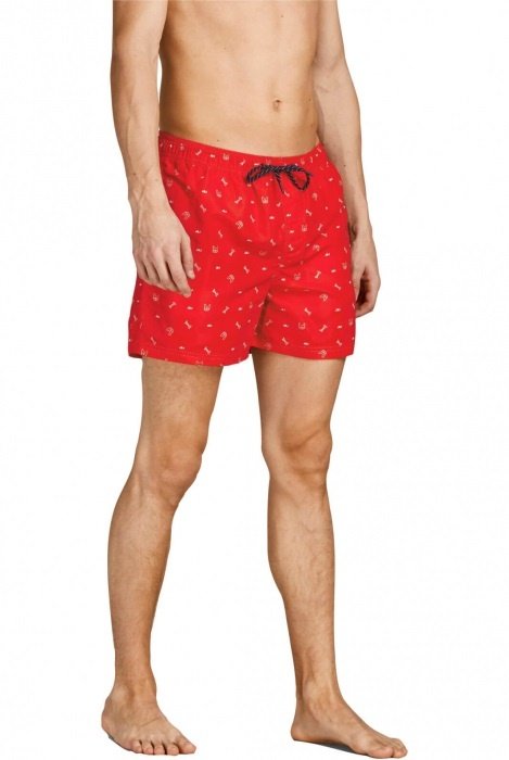 Шорти плавальні JPSTCRETE JJSWIM AKM BULLDOG 12206071-Flame Scarlet Jack&Jones Червоний L, фото №1