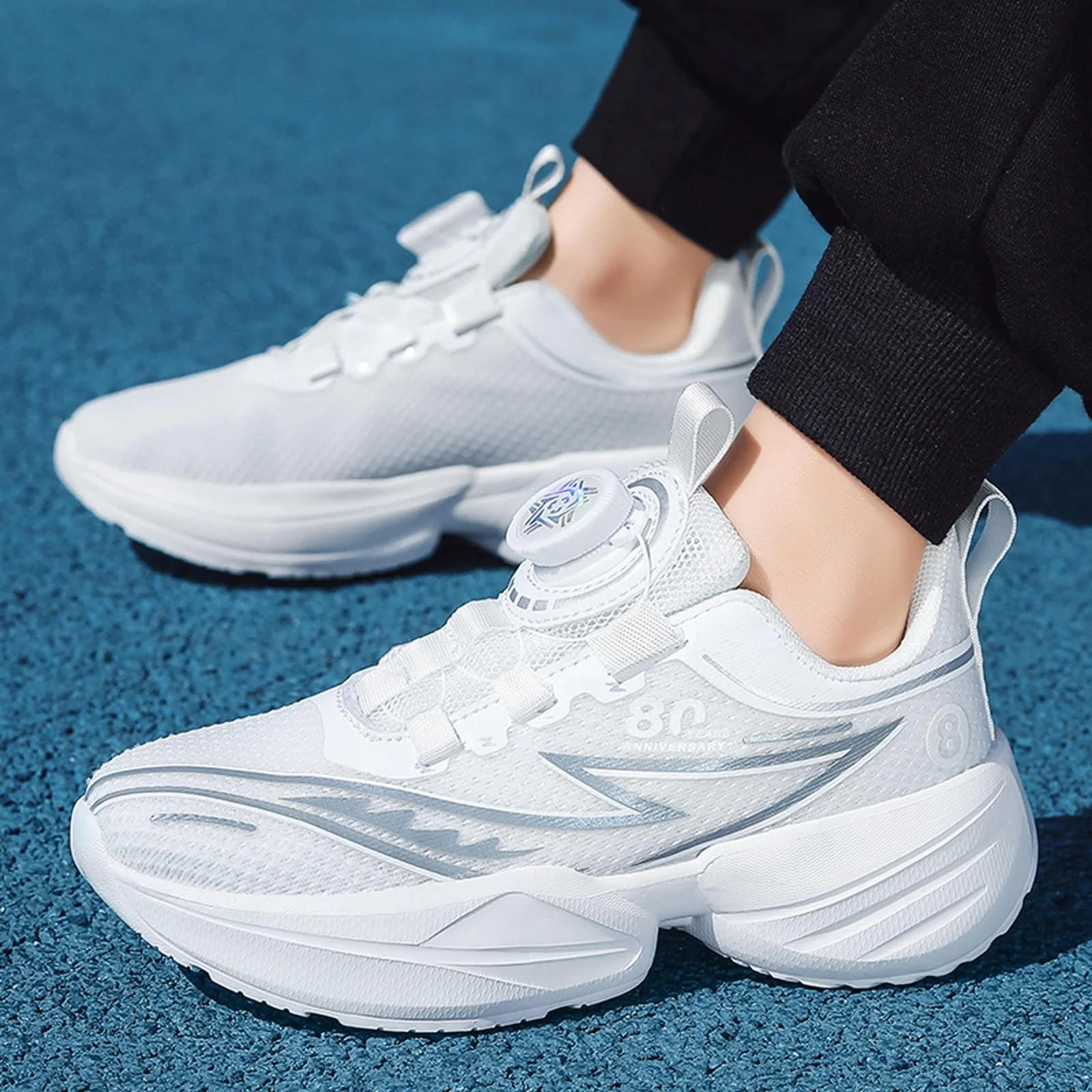 Детские кроссовки Спортивная обувь для мальчиков Кроссовки для девочек Модные Удобные Дышащие Легкие Кроссовки для улицы Обувь для бега EU 31-41, фото №3