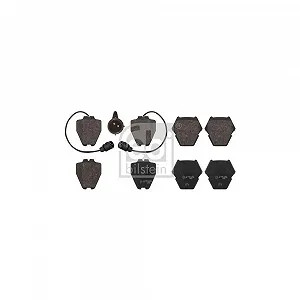 Комплект гальмівних колодок FEBI BILSTEIN 16763 для AUDI, передня вісь synthetic.ua - Фото 1