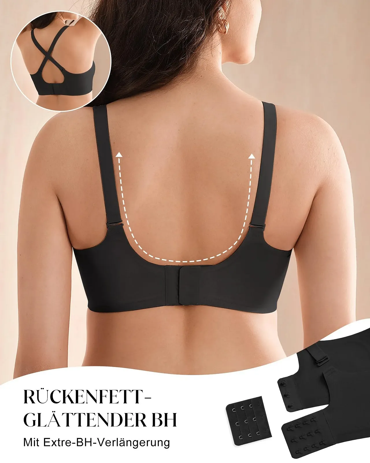 Бюстгальтер-бралетт SHARICCA без косточек, V Neck, сетчатый, Push Up, комфортный, воздухопроницаемый, бесшовный, T Shirt, с уплотнителем, фото №3 Бюстгальтер-бралетт SHARICCA без косточек, V Neck, сетчатый, Push Up, комфортный, воздухопроницаемый, бесшовный, T Shirt, с уплотнителем, фото №3