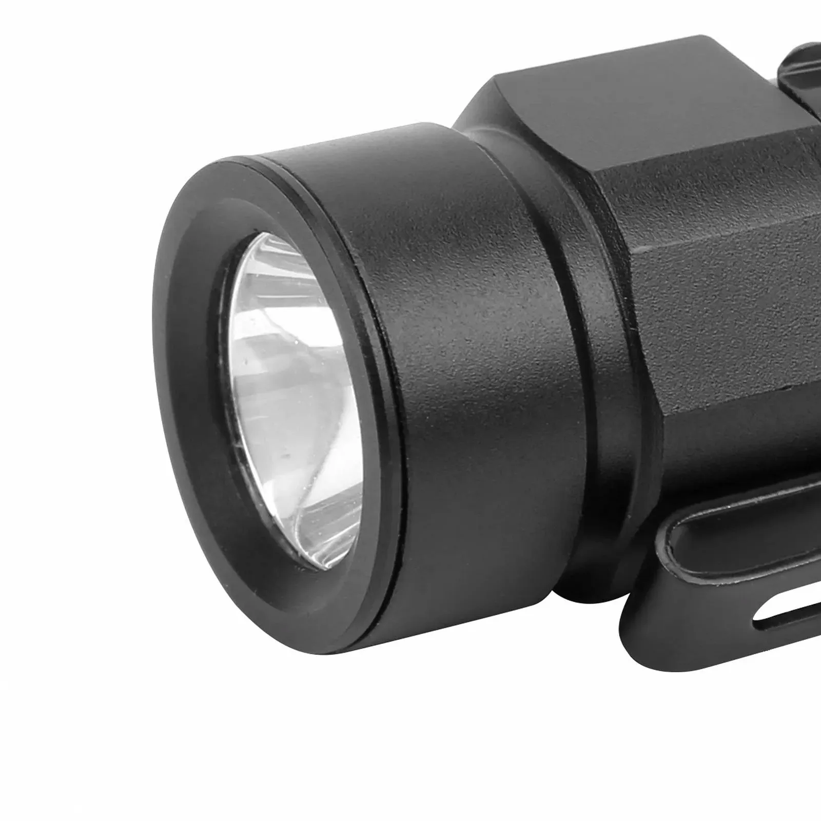 Карманный фонарик Pilipane, мини, портативный, светодиодный, USB, водонепроницаемый, белый свет, ультра маленький, дизайн брелока для ключей, для кемпинга, пешего туризма, активного отдыха на природе, алюминиевый сплав, черный, фото №5