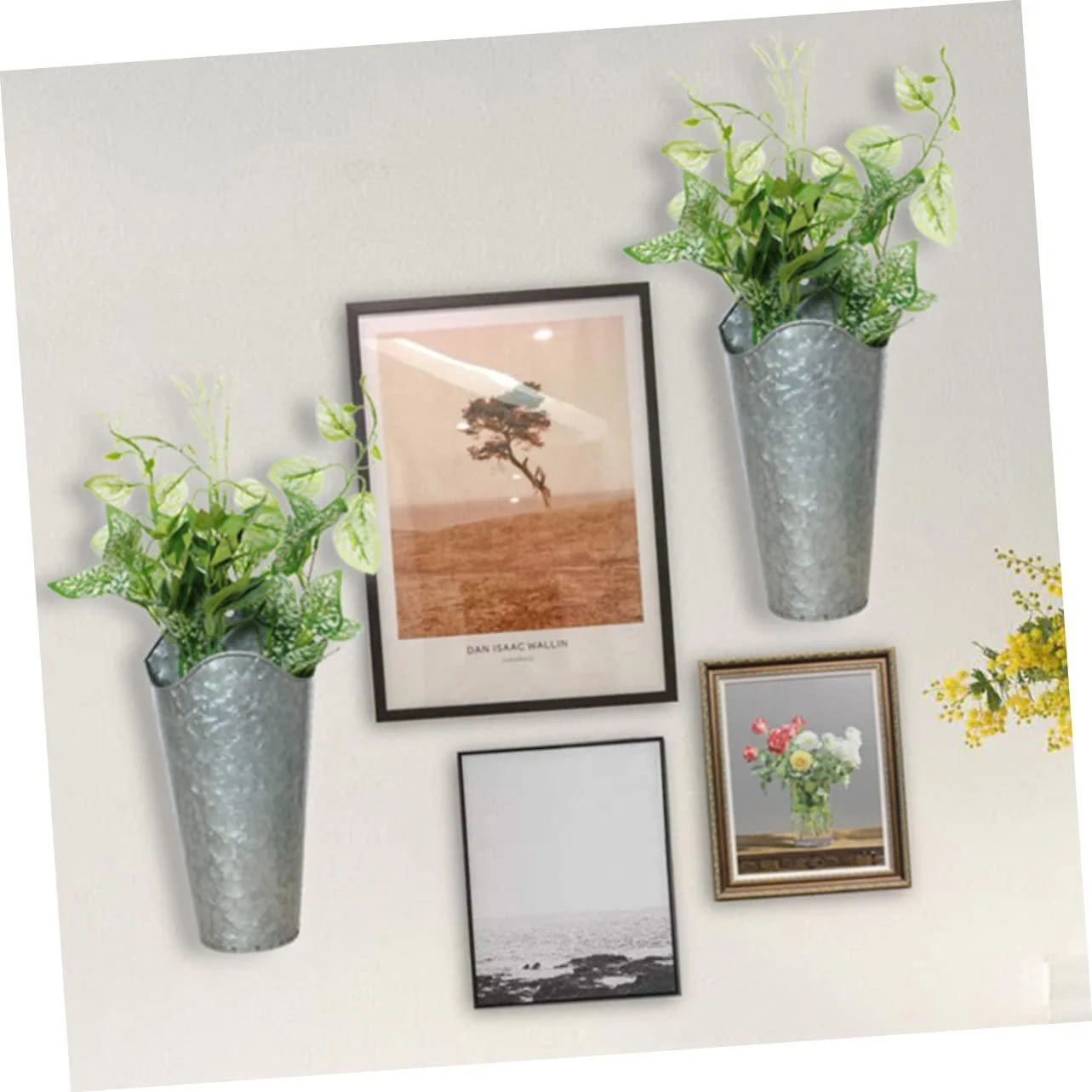 Настенные кашпо-вазы HEMOTON Железные Набор из 2 шт., фото №7