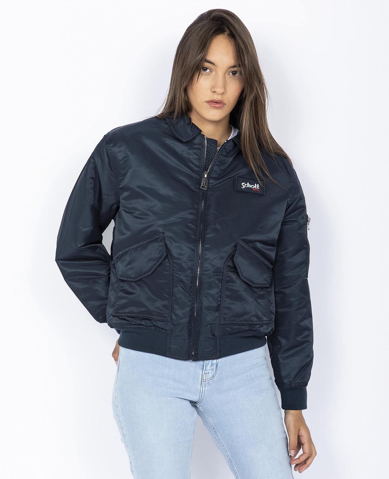 Куртка Schott NYC Danwrs CWU свободного кроя Bulkhead, фото №4