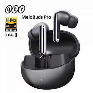Навушники QCY MeloBuds Pro Hi-Res LDAC Hybrid ANC BT5.3 Black - Фото 1