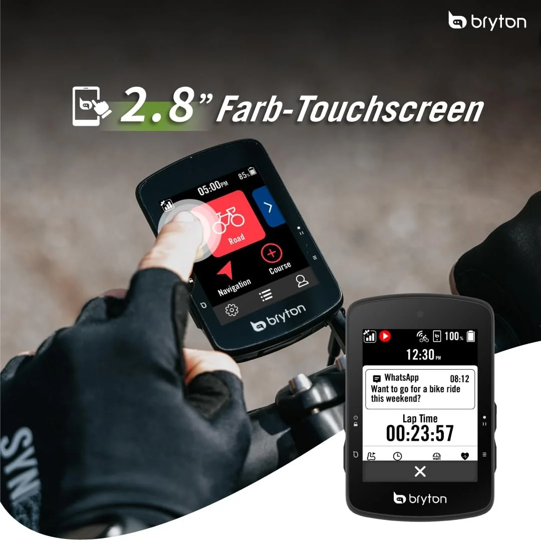 Велокомпьютер Bryton Rider S510 GPS 2.8" LCD Touch Screen 30 часов Цветной, фото №3