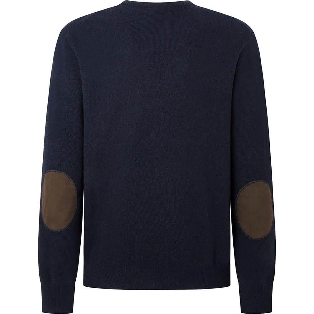 Чоловічий пуловер Hackett London Merino Cash Mix Crew, фото №3