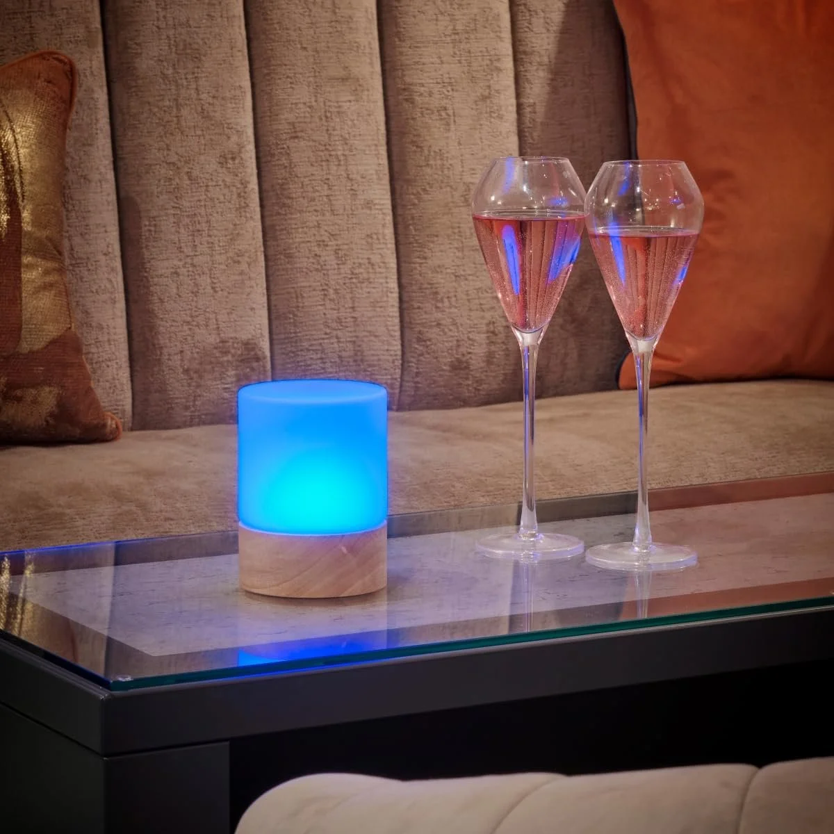 Настільна лампа Omniance Elara LED Акумуляторна Бездротова з пультом ДК 1 лампа 2 джерела світла, фото №7