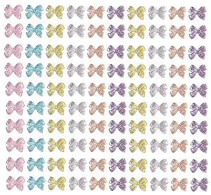 Прикраса для нігтів Серце Ведмідь Метелик Бант 3D 50 шт - Фото 1