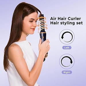 Набір для укладки волосся Airstyler 6-в-1 фен з круглою щіткою та плойкою Синій/Золотий ціна на synthetic.ua - Фото 1 Набір для укладки волосся Airstyler 6-в-1 фен з круглою щіткою та плойкою Синій/Золотий synthetic.ua - Фото 1