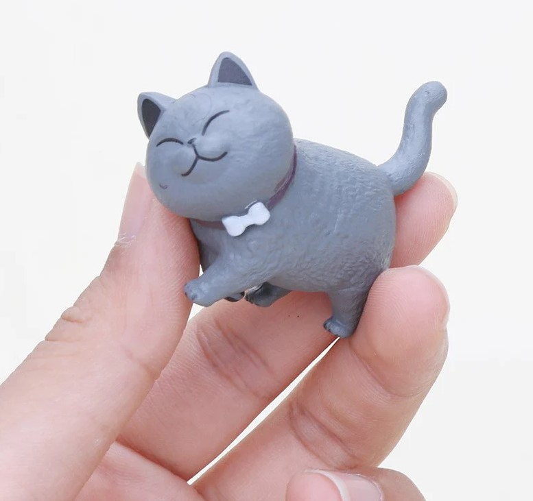 Набор из 9 фигур котята atsume cat 3-4 см, фото №5