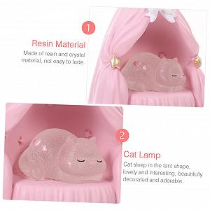 Нічник Garneck Кіт Подарунковий Декор для столу Комплект з 3 штук Нічний світильник для дівчаток Маленький CRI світильник з кристалом Люмінесцентний Дитячий Світло для кота ціна на synthetic.ua - Фото 1 Нічник Garneck Кіт Подарунковий Декор для столу Комплект з 3 штук Нічний світильник для дівчаток Маленький CRI світильник з кристалом Люмінесцентний Дитячий Світло для кота synthetic.ua - Фото 1
