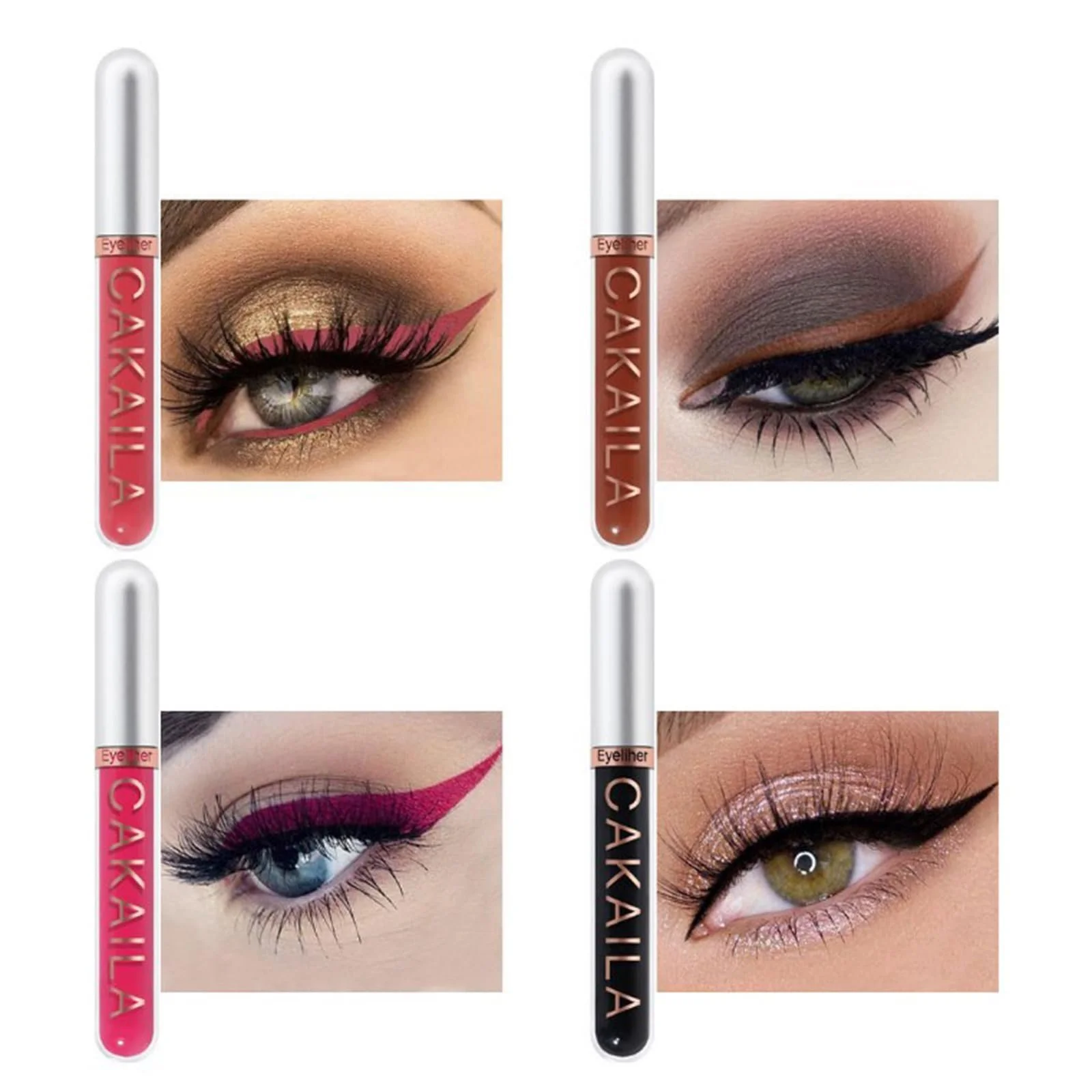 Жидкая Подводка для глаз Welhammsae 8 цветов, водостойкая, не размазывающаяся, матовая, фото №6 Жидкая Подводка для глаз Welhammsae 8 цветов, водостойкая, не размазывающаяся, матовая, фото №6