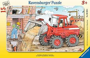 Пазл в рамке Ravensburger 06359 My Excavator 15 элементов - Фото 1
