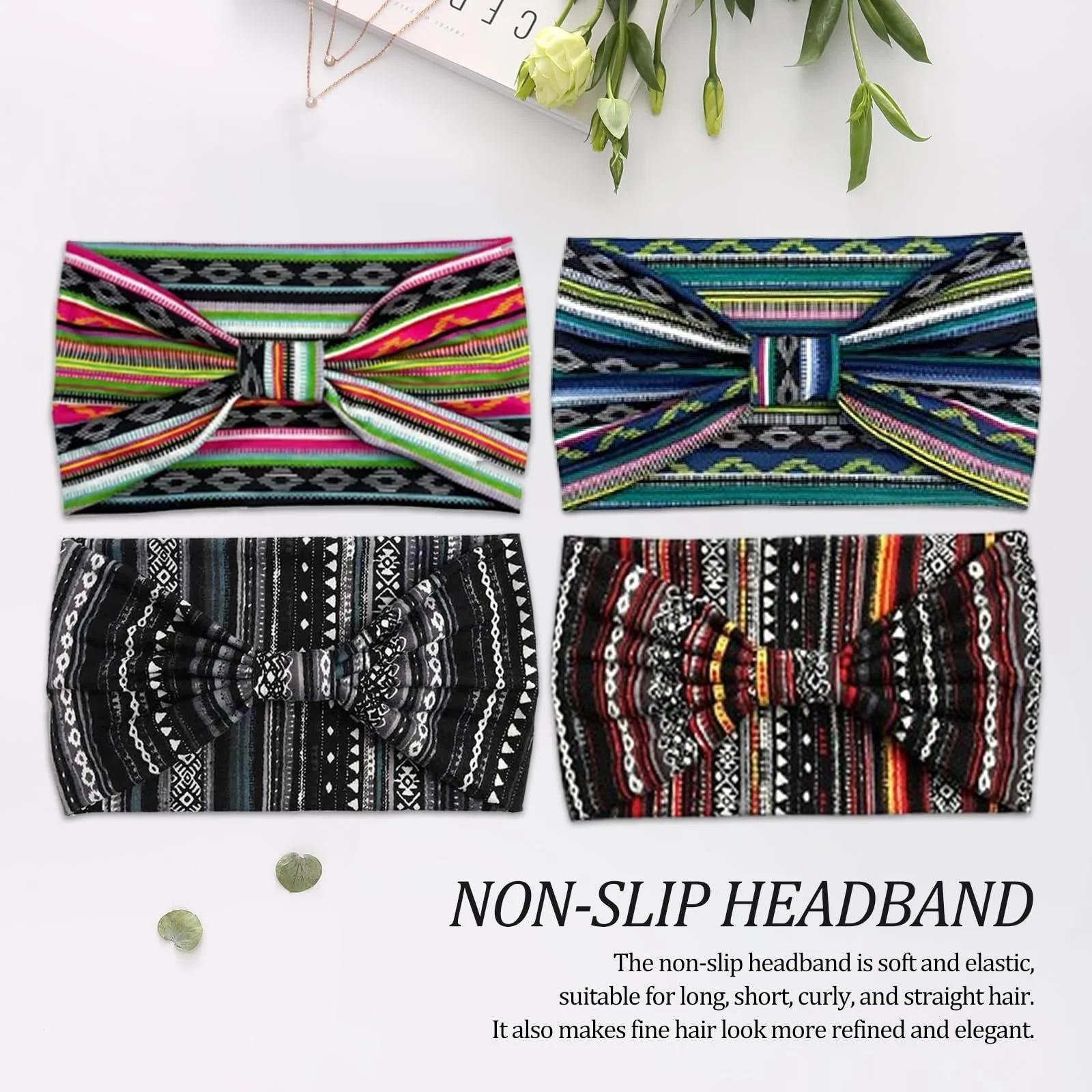 Пов'язка на голову Жіноча Еластична Широка М'яка, фото №6 Пов'язка на голову Жіноча Еластична Широка М'яка, фото №6