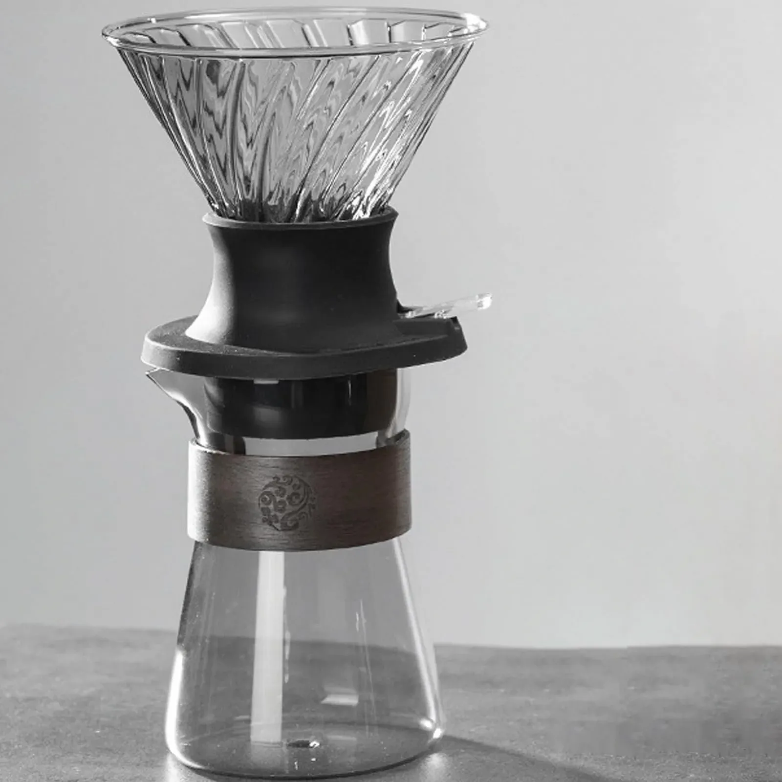 Пуровер для приготовления кофе со быстрой фильтрацией Градиентный, фото №3