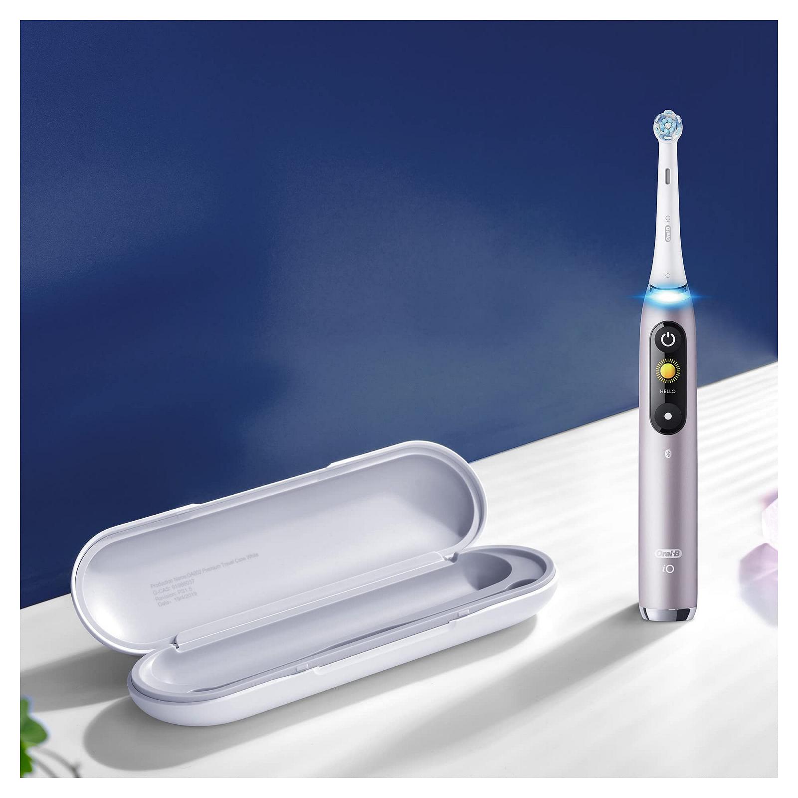 Зубная щетка электрическая Oral-B iO 9 Rose Quartz с 2 насадками и 1 дорожным зарядным устройством, фото №11