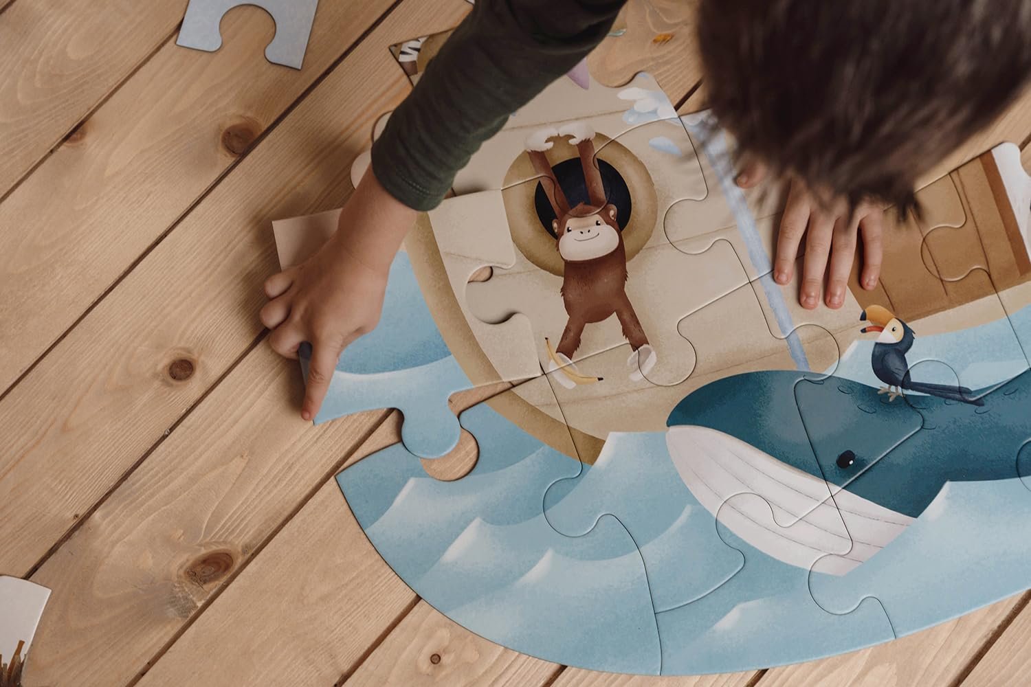 Пазлы Little Dutch 7057 Puzzle XL Noah's Ark, фото №4