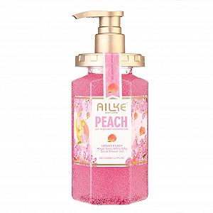Гель для душу AILKE Peach Elf Perfume Magic Snow White Silky Scrub 500 мл - Фото 1