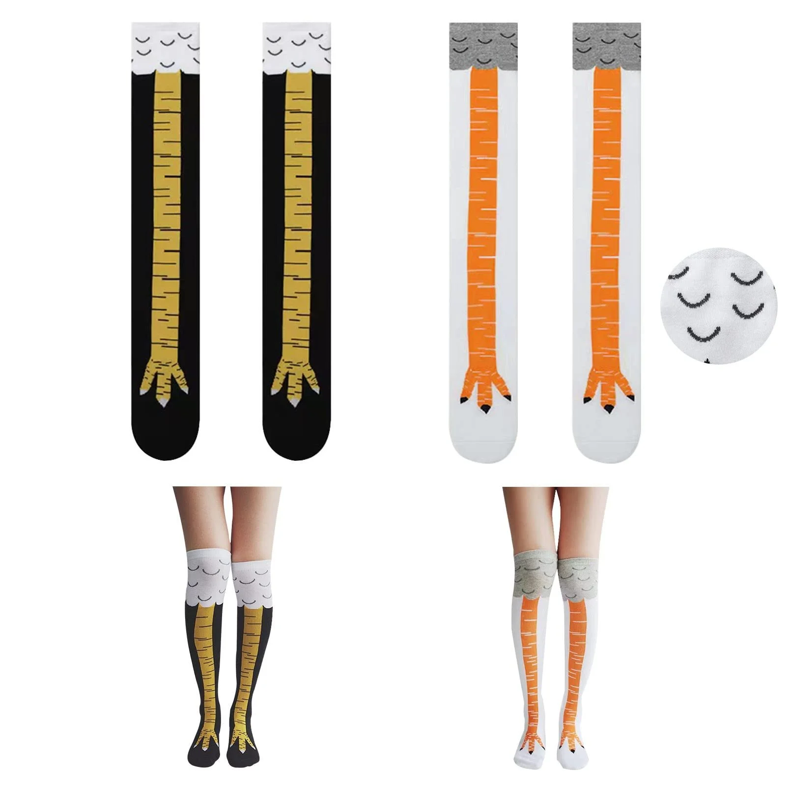 Шкарпетки з курячими лапками (2 пари) Жіночі, фото №1