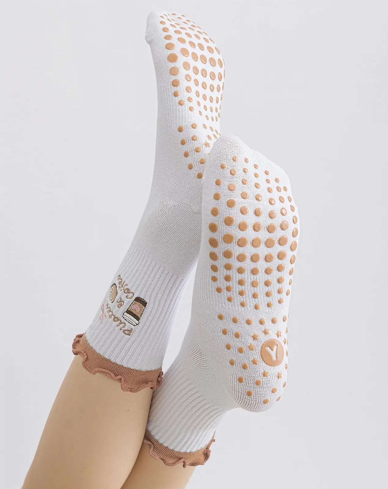 Шкарпетки для пілатесу для жінок тRuffle Grip Yoga, фото №4