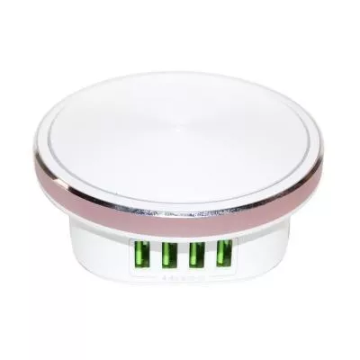 Зарядное устройство ColorWay 4*USB 4.4А + LED лампа 310 Lm (CW-CHL44A), фото №1 Зарядное устройство ColorWay 4*USB 4.4А + LED лампа 310 Lm (CW-CHL44A), фото №1