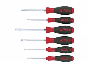 Набір викруток Wiha SoftFinish 21248 Slotted Phillips 6 штук з шестигранною головкою - Фото 1