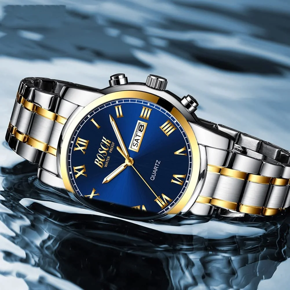 Чоловічий аналоговий годинник 42 мм Великий циферблат З підсвічуванням, фото №4 Чоловічий аналоговий годинник 42 мм Великий циферблат З підсвічуванням, фото №4