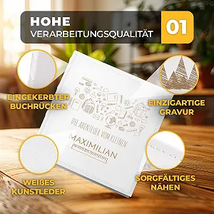 Фотоальбом Murrano Для DIY и гравировки 33 x 30 см Белый synthetic.ua - Фото 1