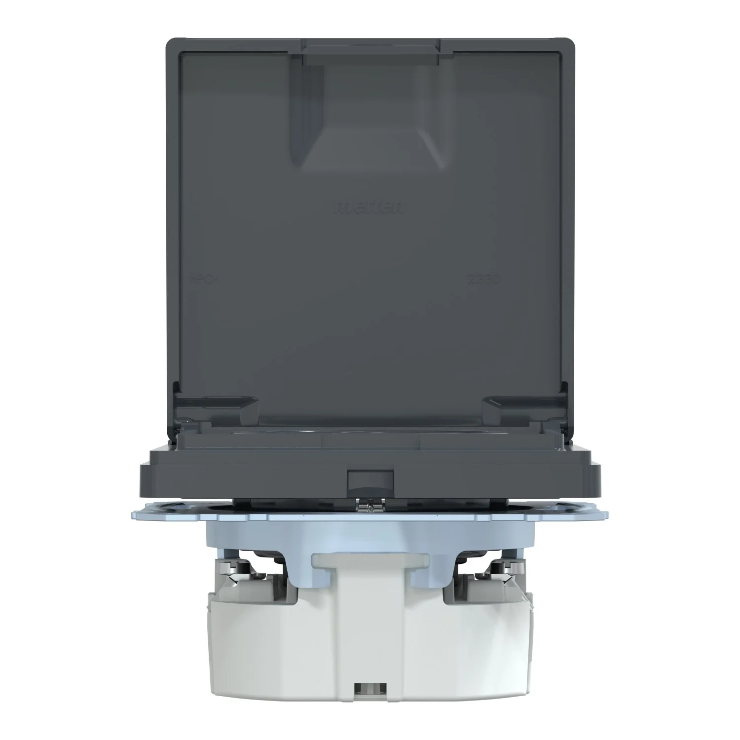 Розетка Schneider Electric Merten Aquadesign SCHUKO з кришкою та шторками Чорна, фото №6 Розетка Schneider Electric Merten Aquadesign SCHUKO з кришкою та шторками Чорна, фото №6