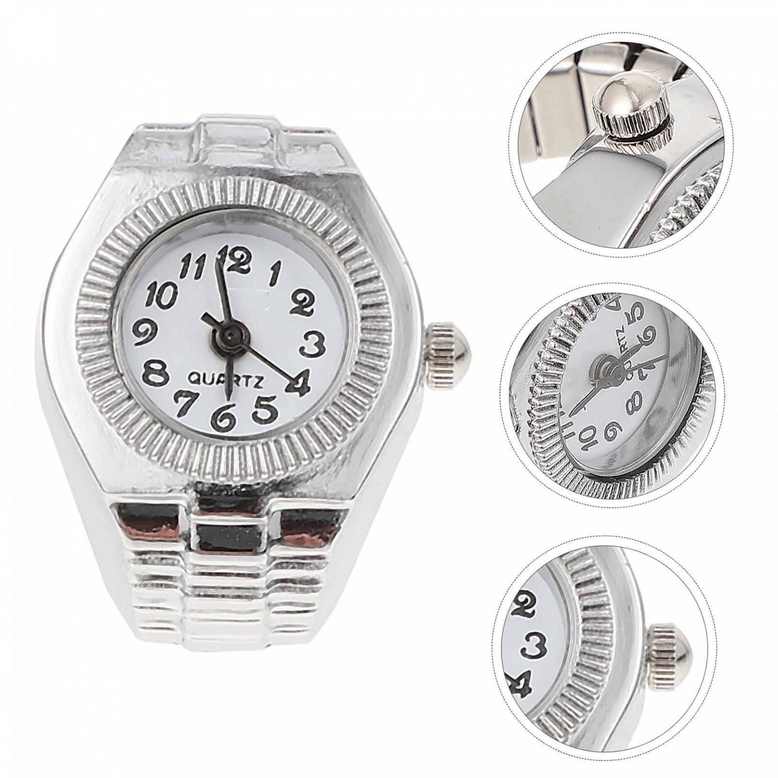 Цифровий годинник-кільце Beaupretty, еластичний кварцовий, фото №8