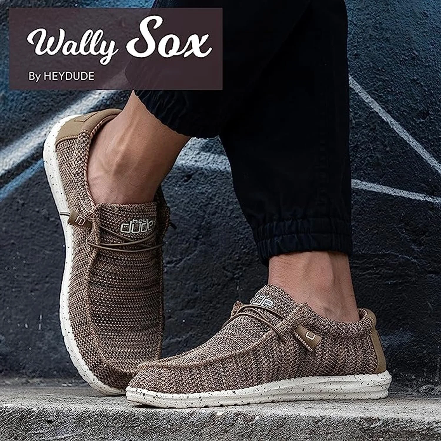 Мокасини чоловічі Hey Dude Wally Sox, фото №3 Мокасини чоловічі Hey Dude Wally Sox, фото №3