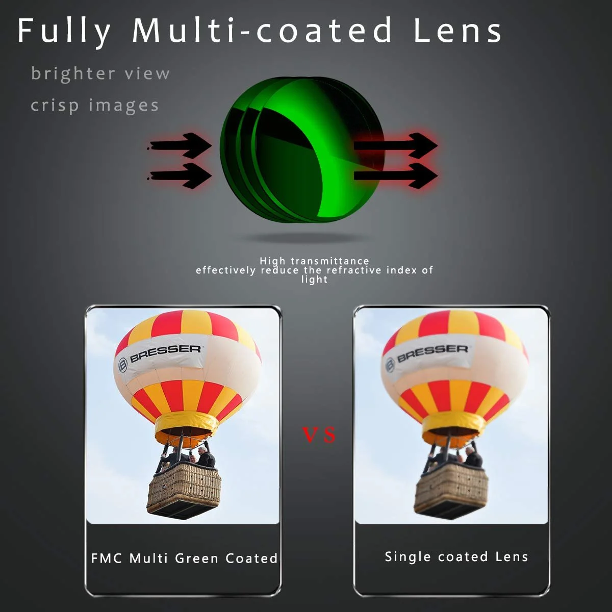 Бінокль Bresser Corvette 8 x 42, фото №6