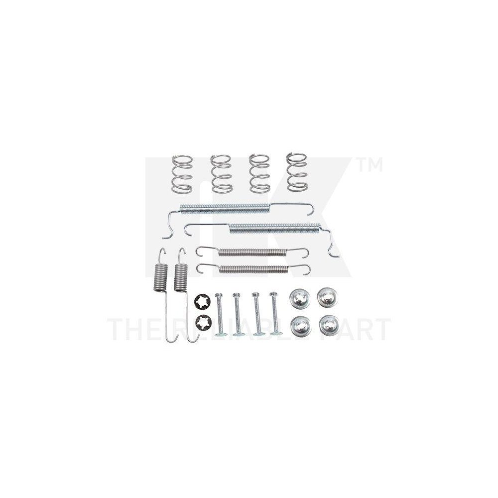 Комплект аксесуарів, гальмівні колодки NK 7936628 для OPEL VAUXHALL, задній міст, фото №1