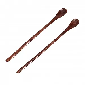 Ложка Деревянная BESTonZON с длинной ручкой для кофе, напитков и чая, 2 шт synthetic.ua - Фото 1