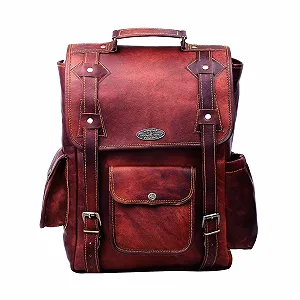 Купить Рюкзак Handmade 16 дюймов кожаный brown - Фото 1 Рюкзак Handmade 16 дюймов кожаный brown - Фото 1