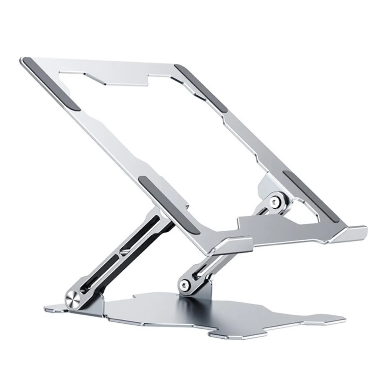 Подставка для ноутбука OSALADI Регулируемая по высоте Алюминиевый сплав Многофункциональная подставка для ноутбука с нескользящими силиконовыми накладками для стабильности и защиты для путешествий и офиса, фото №1