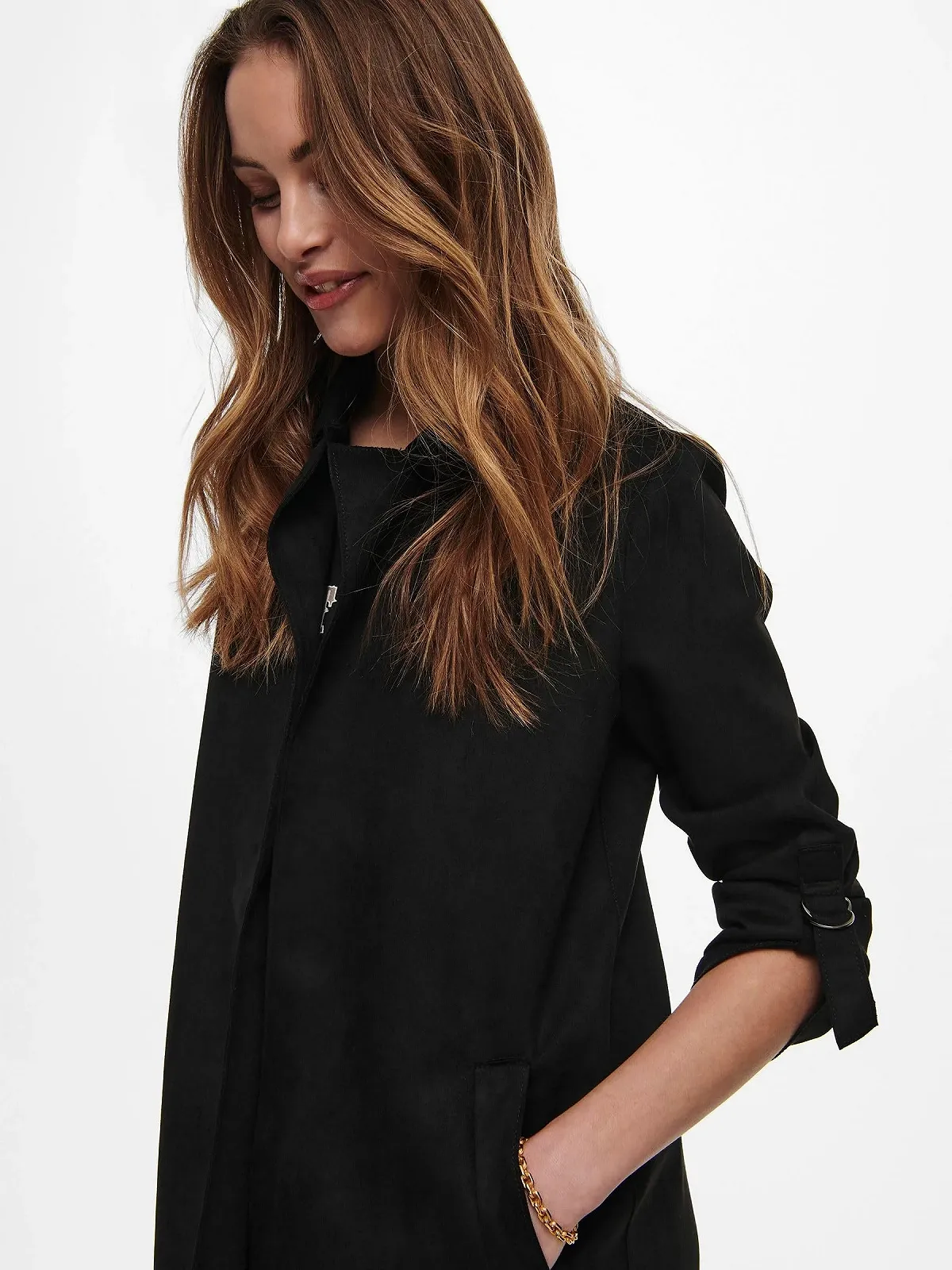 Пальто ONLY Жіноче Onljoline Faux Suede Coat Cc OTW Штучна Шкіра, фото №7 Пальто ONLY Жіноче Onljoline Faux Suede Coat Cc OTW Штучна Шкіра, фото №7