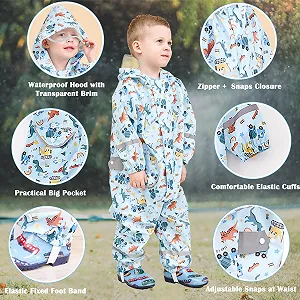 Дощовик Fewlby Комбінезон Дощовий Дитячий synthetic.ua - Фото 1