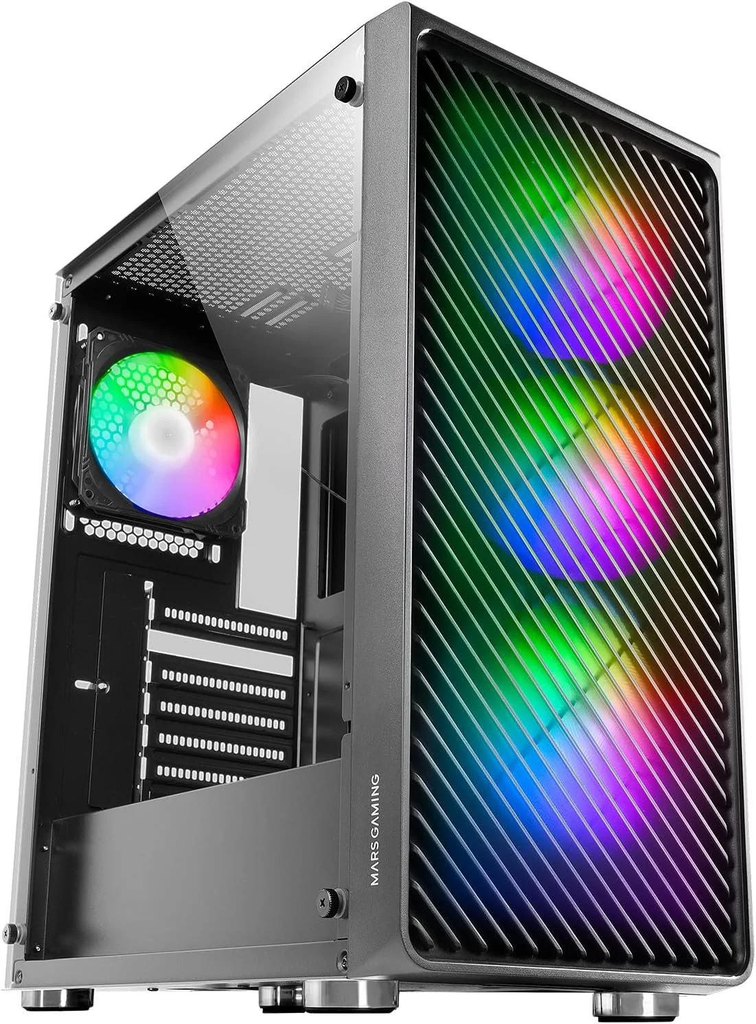 Корпус для ПК Mars Gaming MC-F / без БЖ / Чорний, фото №1
