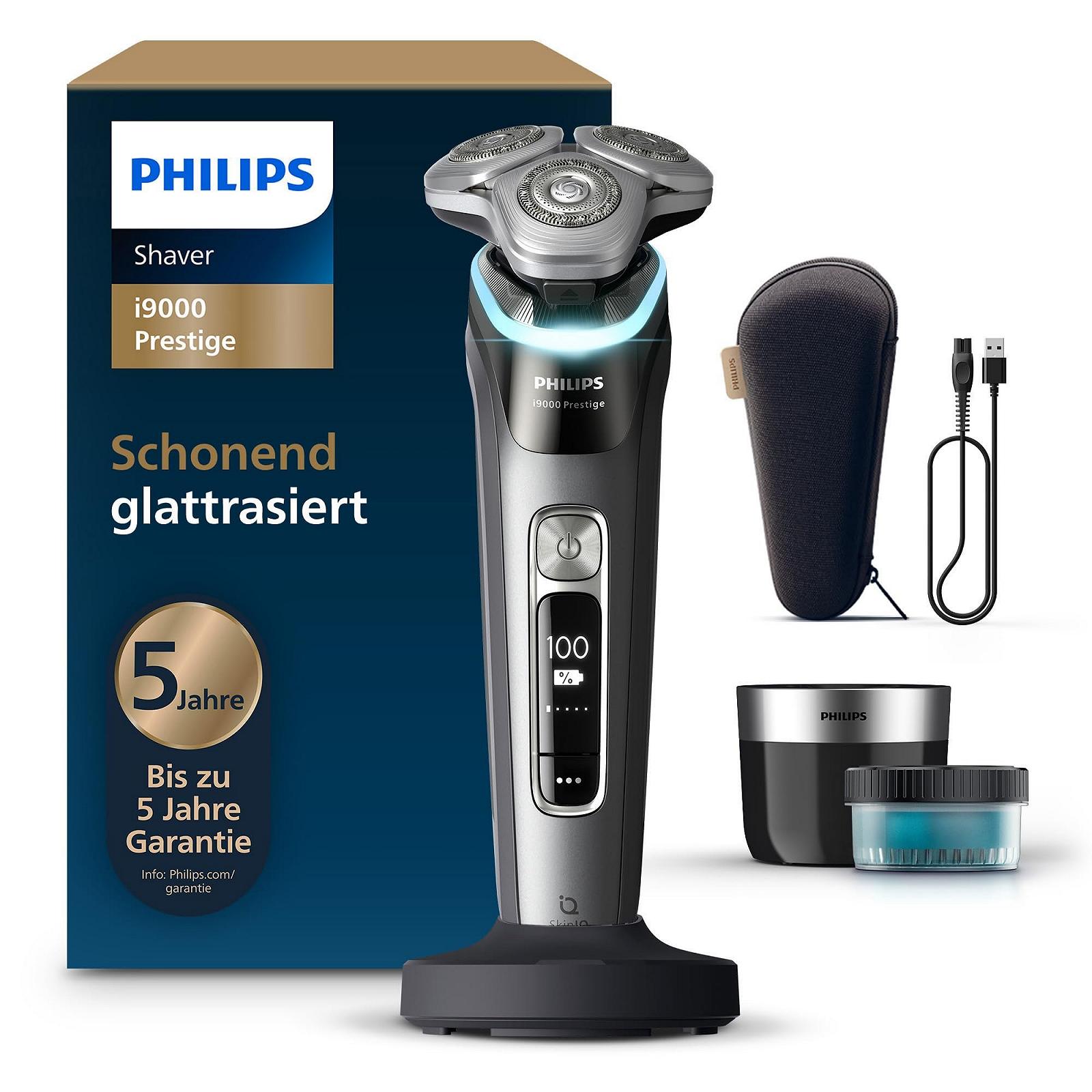 Бритва Philips i9000 Prestige XP9202/30 Wet & Dry з датчиком тиску Dark Grey станція очищення та футляр, фото №1