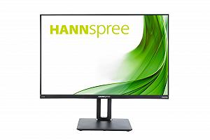 Монітор HANNspree HP246PFB 61 см (24 дюйми) WUXGA 250д HDMI VA DP Динамік VESA Регулювання висоти Нахил Поворот 90° Чорний - Фото 1